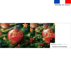 Coupon pour Calendrier de l'avent Paysage motif Boule de noel Renne - Création Stillistic