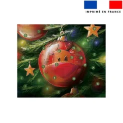 Coupon pour Calendrier de l'avent Paysage motif Boule de noel Renne - Création Stillistic