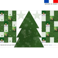Coupon pour Calendrier de l'avent Sapin motif Renard de noel - Création Stillistic