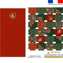 Coupon pour Calendrier de l'avent motif animaux couronne de noël - Création Stillistic