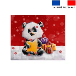 Coupon pour Calendrier de l'avent Paysage motif Panda de Noel - Création Stillistic