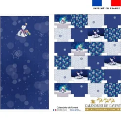 Coupon pour Calendrier de l'avent motif ours polairede noel - Création Stillistic
