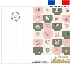 Coupon pour Calendrier de l'avent motif Noël Scandinave