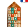 Coupon pour Calendrier de l'avent bois motif pain d'épice