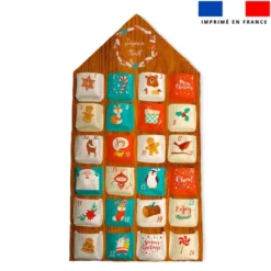 Coupon pour Calendrier de l'avent bois motif pain d'épice