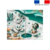 Coupon pour Calendrier de l'avent Paysage motif animaux du froid Ours et Macareux - Création Stillistic