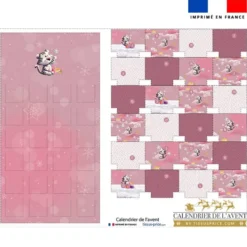 Coupon pour Calendrier de l'avent motif tigre blanc de noel - Création Stillistic
