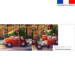 Coupon pour Calendrier de l'avent Paysage motif Souris de noel - Création Stillistic