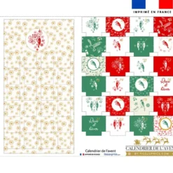 Coupon pour Calendrier de l'avent motif oiseau de noël - Création Lili Bambou Design