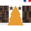 Coupon pour Calendrier de l'avent Sapin ocre motif Noël pain d'épices - Création Stillistic