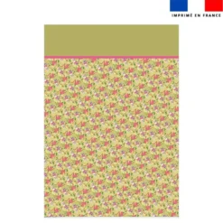 Coupon pour couette imprimé mini lapin printanier vert clair - Création Stillistic