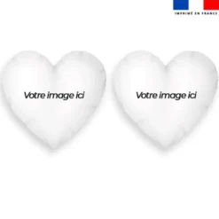 Coupon pour coussin coeur personnalisé - Coeur