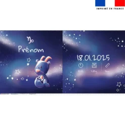 Coupon pour coussin de naissance personnalisé - Astro capricorne - Création Stillistic