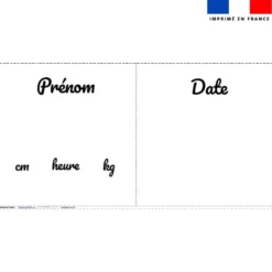 Coupon pour coussin de naissance personnalisé - Prénom, photo, date