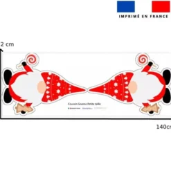 Coupon pour coussin forme gnome de Noël