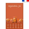 Coupon pour couverture mensuelle bébé motif amis ptit déj - Création Stillistic