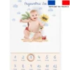 Coupon pour couverture mensuelle bébé motif animaux d'été