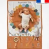 Coupon pour couverture mensuelle bébé motif animaux musiciens