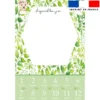 Coupon pour couverture mensuelle bébé motif animaux aquarelle