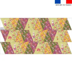 Coupon pour fanions motif lapin printanier - Création Stillistic