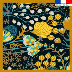 Coupon pour foulard motif fleur bohème