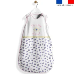 Coupon pour gigoteuse motif Grèce oeil rose