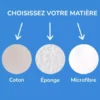 Coupon pour lingettes lavables personnalisées - Feuilles tropicales maître