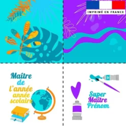 Coupon pour lingettes lavables personnalisées - Feuilles tropicales maître