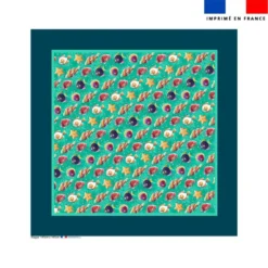 Coupon pour nappe carrée motif mini poissons bonbons - Création Stillistic
