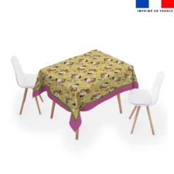 Coupon pour nappe carrée motif mini mouton et oeufs de Pâques - Création Stillistic