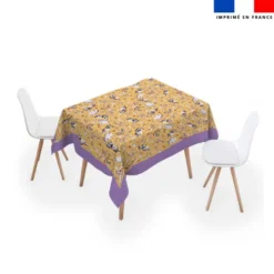 Coupon pour nappe carrée motif licorne toboggan - Création Stillistic