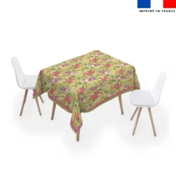 Coupon pour nappe lapin printanier vert clair - Création Stillistic
