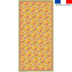 Coupon pour nappe lapin printanier jaune - Création Stillistic
