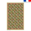 Coupon pour nappe lapin printanier vert kaki - Création Stillistic