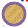 Coupon pour nappe ronde motif mini poule et oeufs de Pâques jaune - Création Stillistic