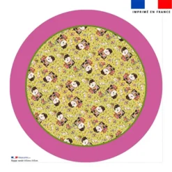 Coupon pour nappe ronde motif mini mouton et oeufs de Pâques - Création Stillistic