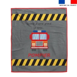 Coupon pour serviette de plage motif pompier