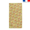 Coupon pour serviette de plage motif lapin printanier vert clair - Création Stillistic