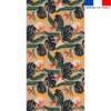 Coupon pour serviette de plage motif strelitzia et palme jungle