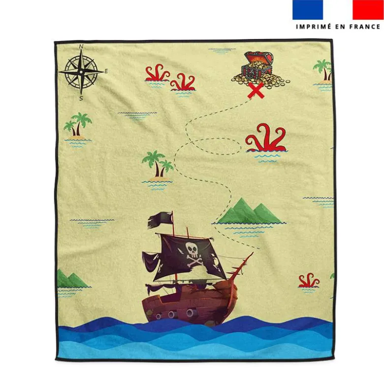 Coupon pour serviette de plage motif pirate