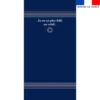 Coupon pour serviette de plage bleu motif marinière