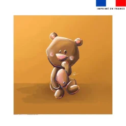 Coupon pour serviette de plage motif bébé ours - Création Stillistic