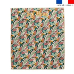Coupon pour serviette de plage motif best mom exotique