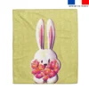 Coupon pour serviette de plage motif lapin printanier - Création Stillistic