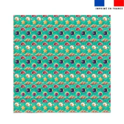 Coupon pour serviette de plage motif poissons bonbons - Création Stillistic