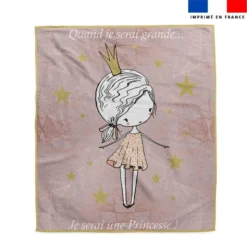 Coupon pour serviette de plage motif princesse