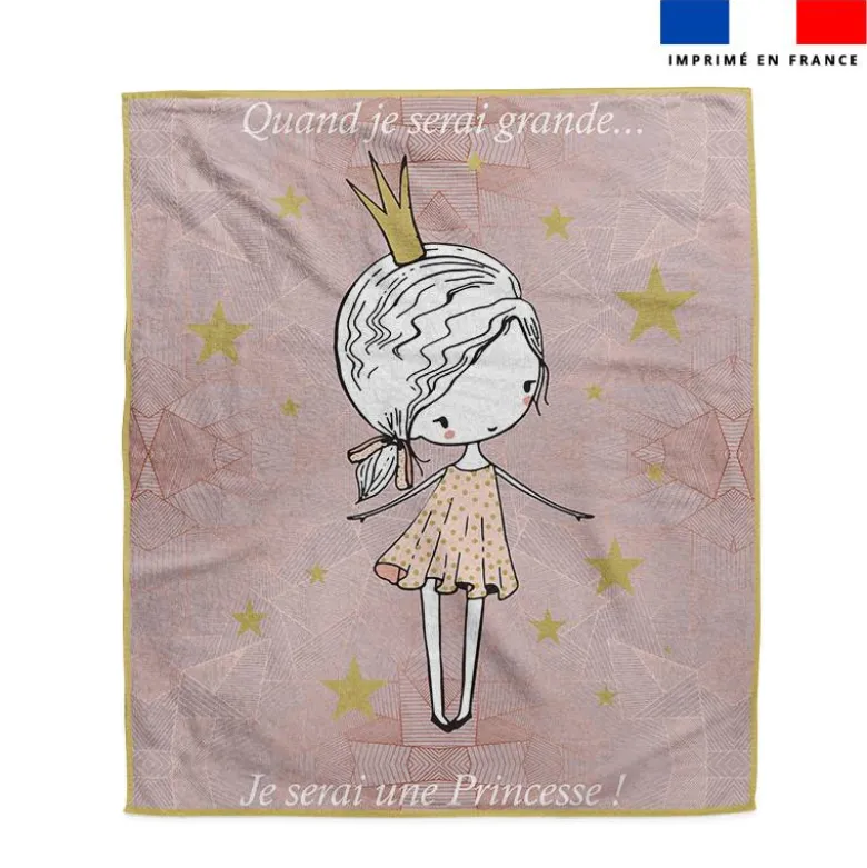 Coupon pour serviette de plage motif princesse