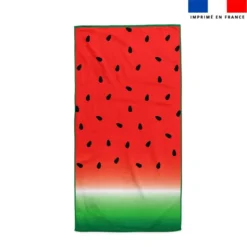 Coupon pour serviette de plage motif pastèque