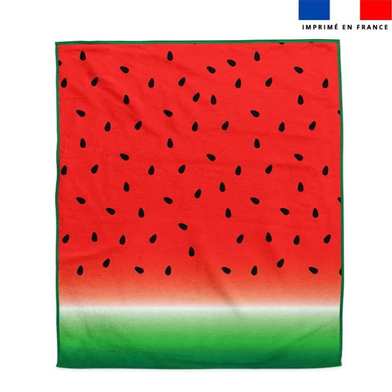 Coupon pour serviette de plage motif pastèque