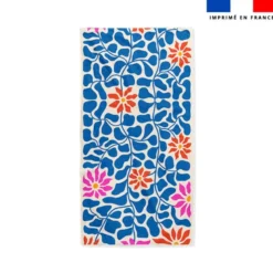 Coupon pour serviette de plage motif plantes grimpantes